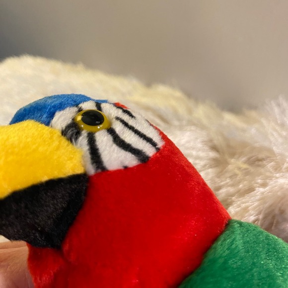 RARE Jabber the Parrot Ty Beanie Baby w/ GRAMMATICAL ERROR! Excellent Condition! - Picture 14 of 16